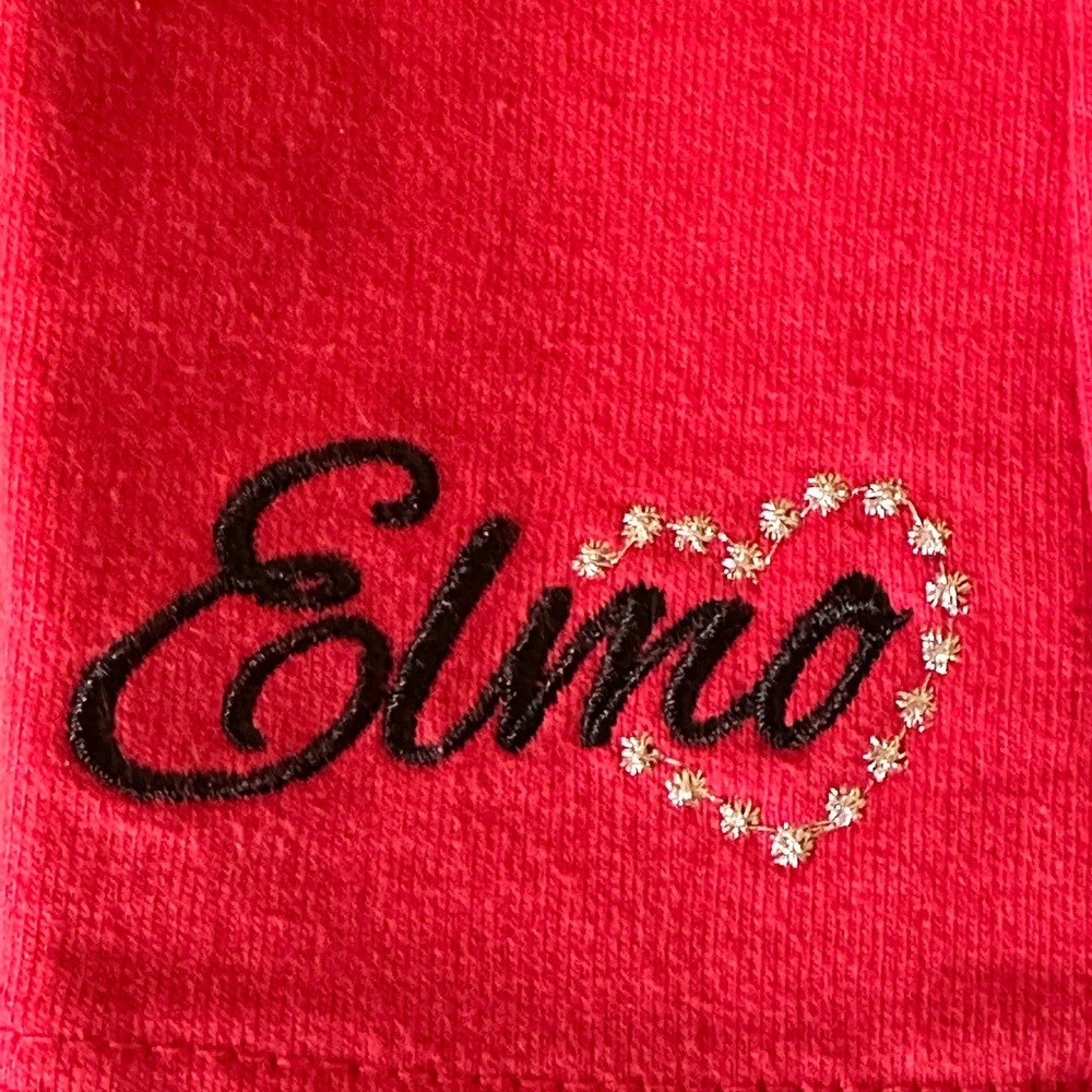 EUC Sesame Street Elmo pants 12M